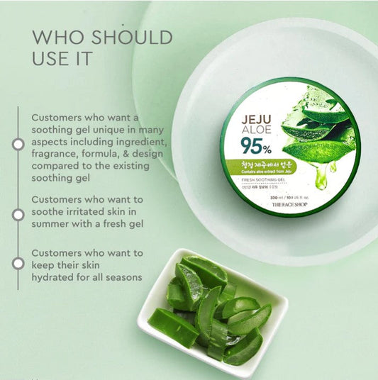 The Face Shop Jeju Aloe Fresh Soothing Gel 300ml