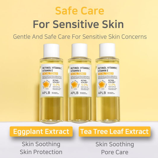 APLB Retinol Vitamin C Vitamin E  Facial Toner 160ml