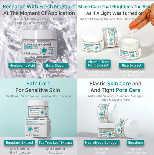 APLB Glutathione Niacinamide Facial Cream 55ML