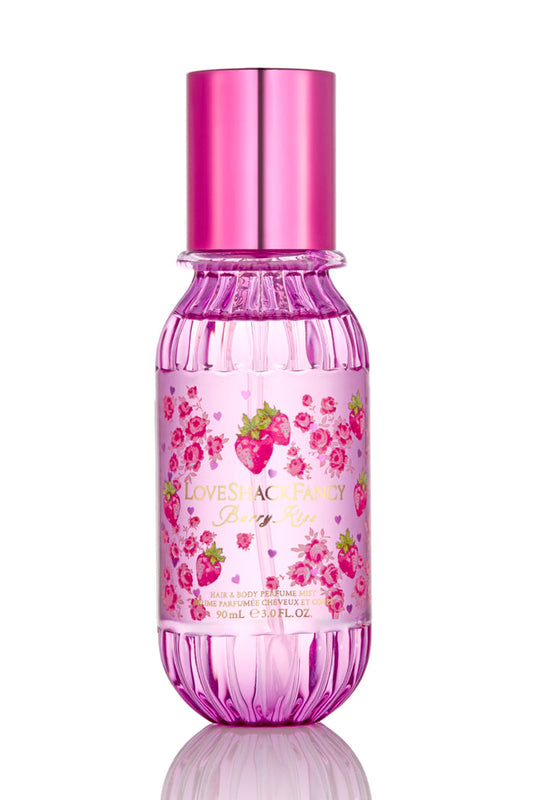 LoveShackFancy Mini Berry Kiss Body & Hair Perfume Mist with Marshmallow 3oz