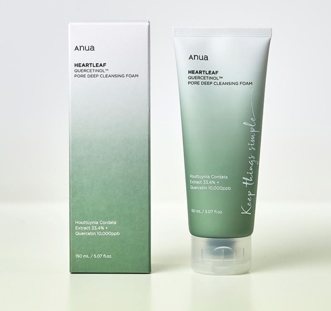 Anua Heartleaf Quercetinol Pore Deep Cleansing Foam 150ml