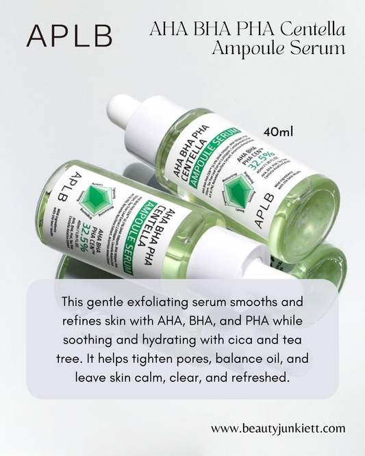APLB AHA BHA PHA Centella Ampoule Serum 40ml
