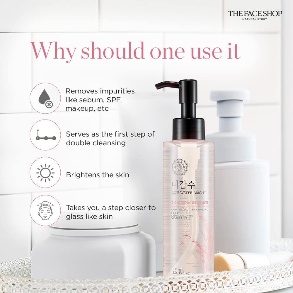 The Face Shop Rice Water Bright Light Cleansing Oil 150ml