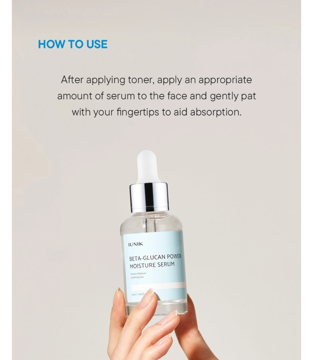 iUNIK Beta Glucan Power Moisture Serum 50ml