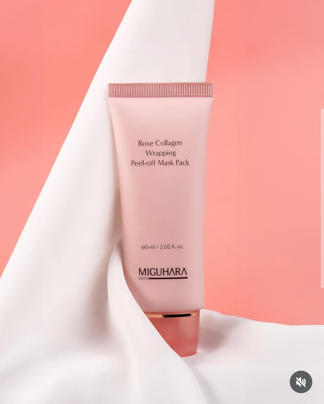 MIGUHARA Rose Collagen Wrapping Peel-Off Mask Pack 60ml