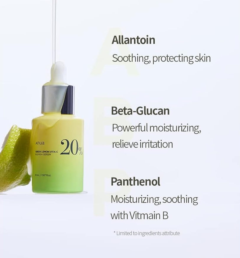 Anua Green Lemon Vita C Serum 20ml