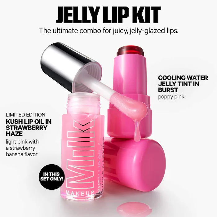 Milk Makeup The Jelly Lip Kit - Lip + Cheek Stain & Lip Oil Duo