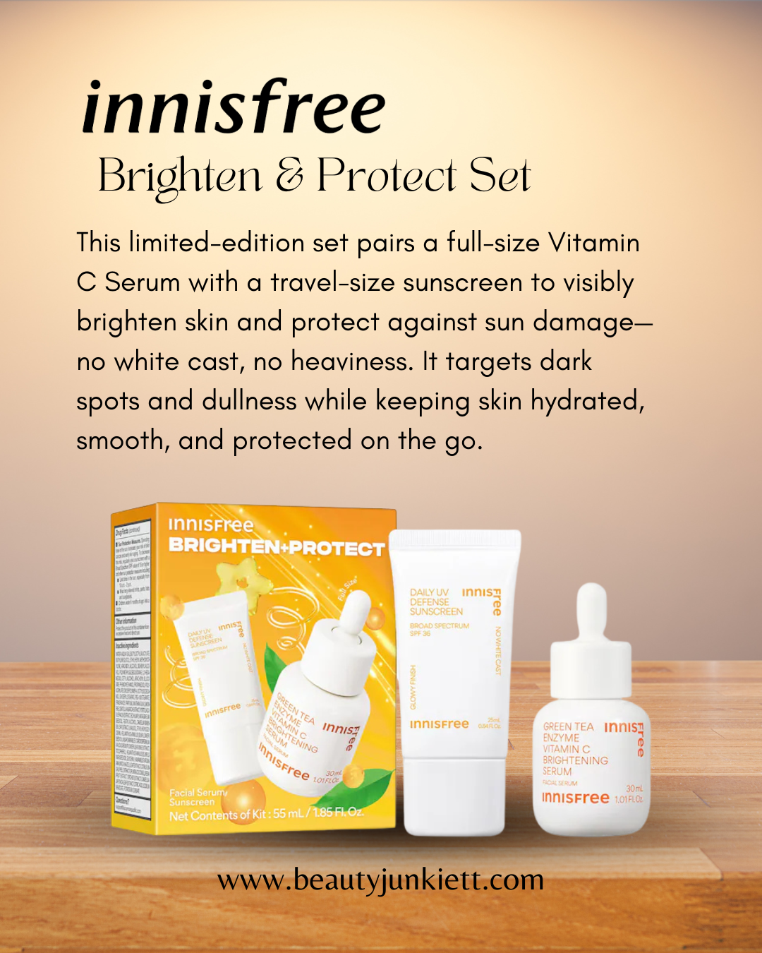 innisfree Brighten + Protect Set