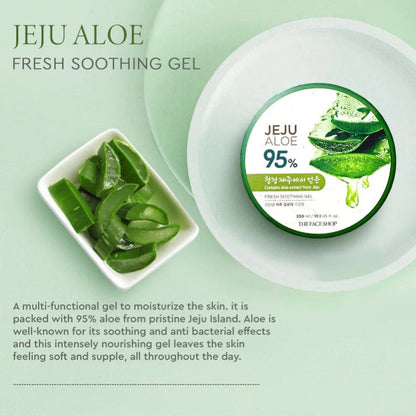 The Face Shop Jeju Aloe Fresh Soothing Gel 300ml