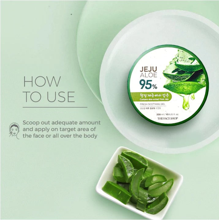 The Face Shop Jeju Aloe Fresh Soothing Gel 300ml