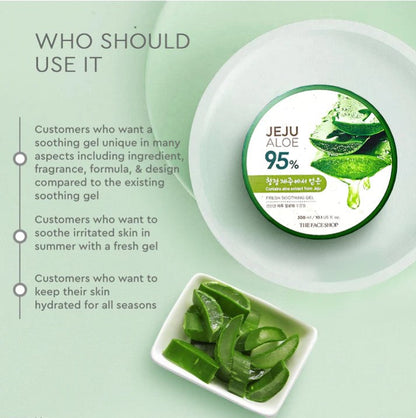 The Face Shop Jeju Aloe Fresh Soothing Gel 300ml