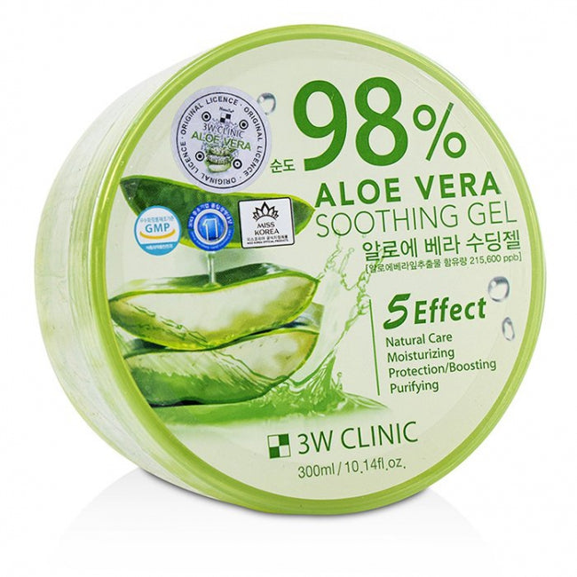 3W Clinic Aloe Vera Soothing Gel. 300ml