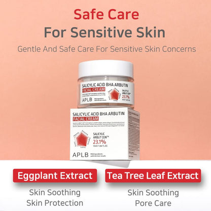 APLB Salicylic Acid BHA Arbutin Facial Cream 55ml