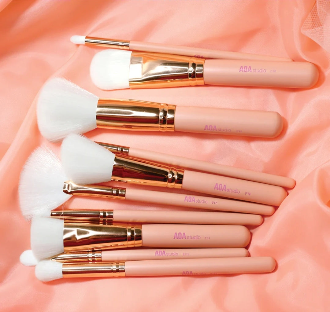 Rose Gold Brush Set