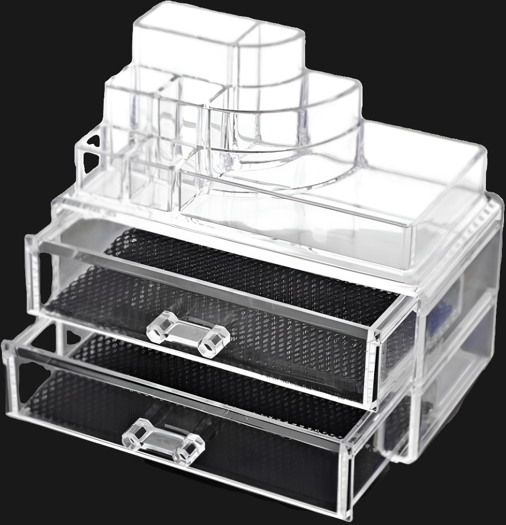 Acrylic Cosmetic Organiser w/Drawer