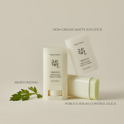 Beauty of Joseon MATTE SUN STICK : MUGWORT + CAMELIA 18G