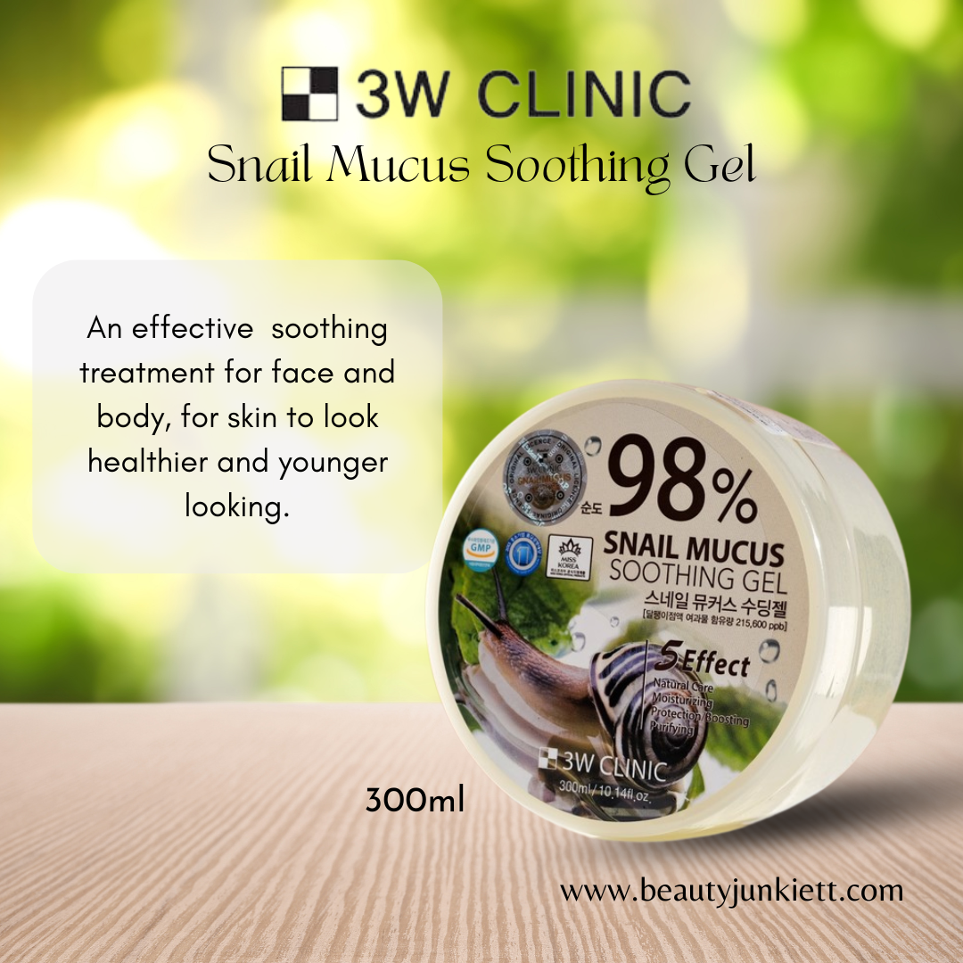 3W Clinic Aloe Vera Soothing Gel. 300ml