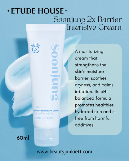 Etude Soonjung 2x Barrier Intensive Cream 60ml