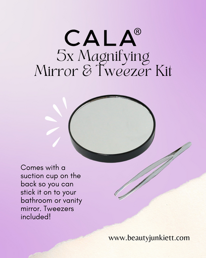 5X Magnifying Mirror & Tweezer