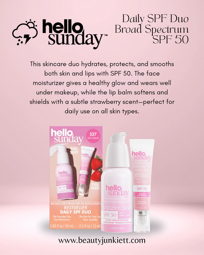 Hello Sunday The Bestseller Daily SPF Duo with Broad Spectrum SPF 50