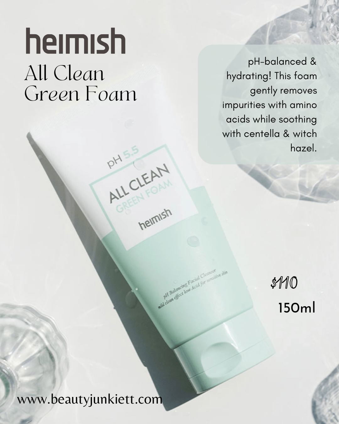 Heimish All Clean Green Foam 150ml