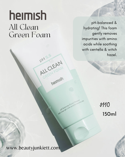 Heimish All Clean Green Foam 150ml