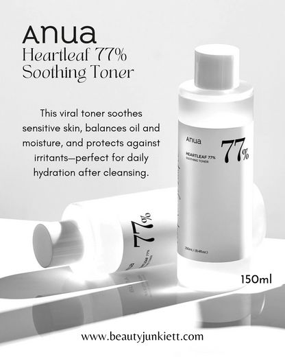 Anua Heartleaf 77% Soothing Toner 250ml