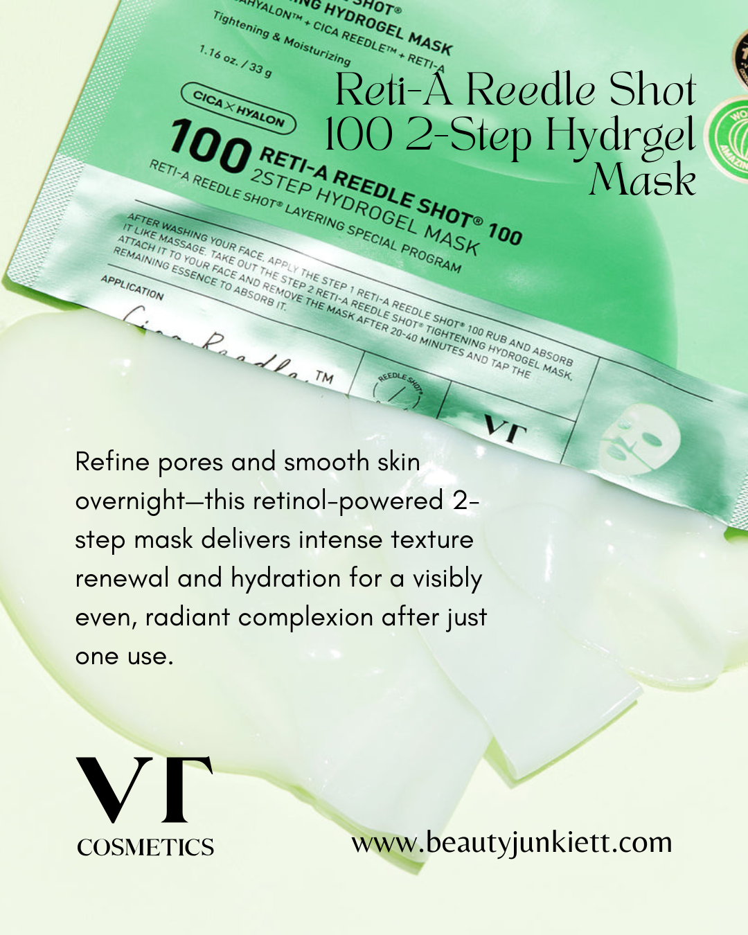 VT Reti-A Reedle Shot 100 2Step Hydrogel Mask