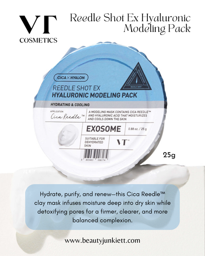 VT Reedle Shot Ex Hyaluronic Modeling Pack 25g