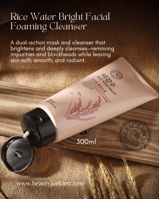 The Face Shop Rice Water Bright Facial Foaming Cleanser