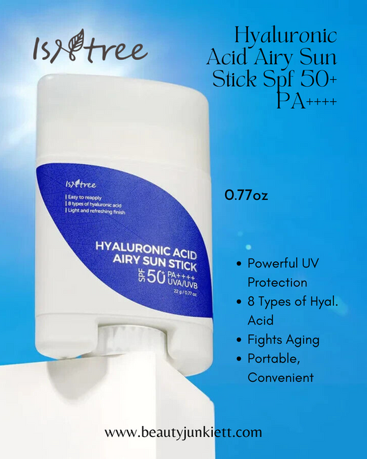 IsNtree Hyaluronic Acid Airy Sun Stick SPF 50+ PA++++ 0.77 Oz