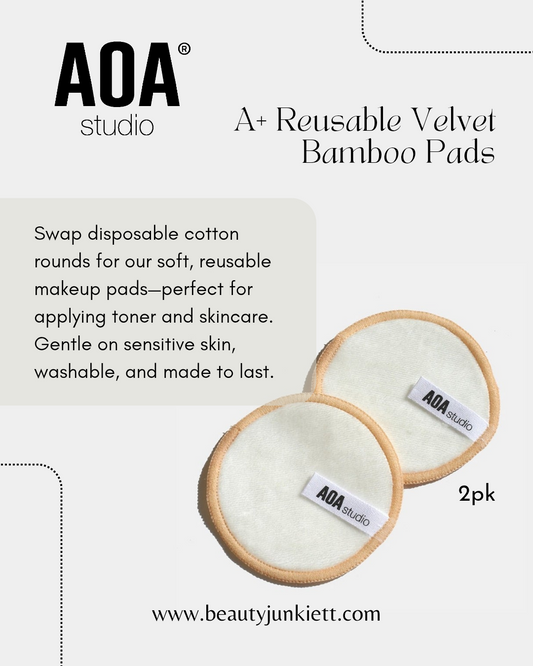 A+ Reusable Velvet Bamboo Pads 2pk