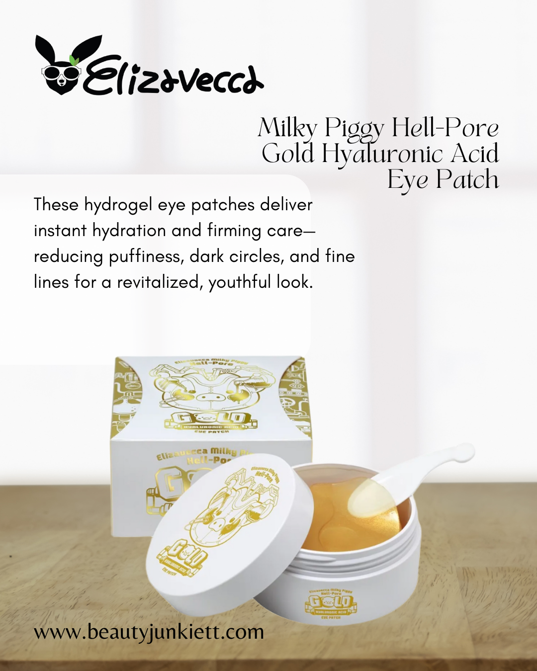 Elizavecca Milky Piggy Hell-Pore Gold Hyaluronic Acid Eye Patch 60EA
