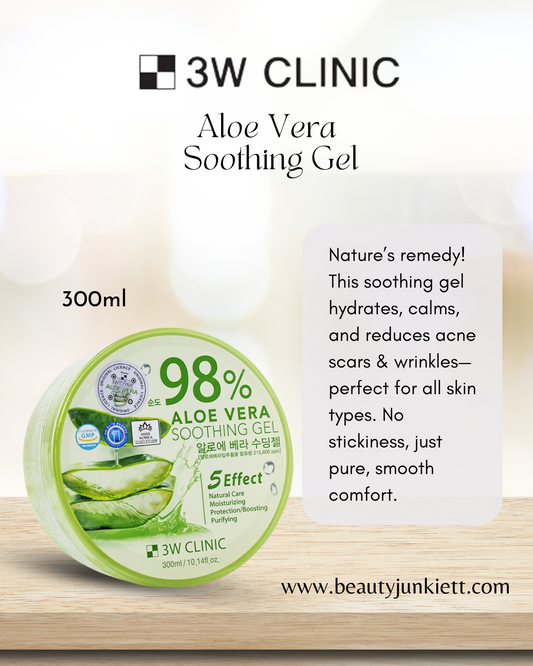 3W Clinic Aloe Vera Soothing Gel. 300ml