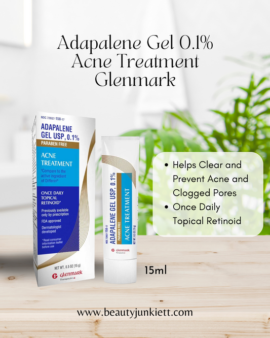 Adapalene Gel 0.1% Acne Treatment Glenmark  15ml