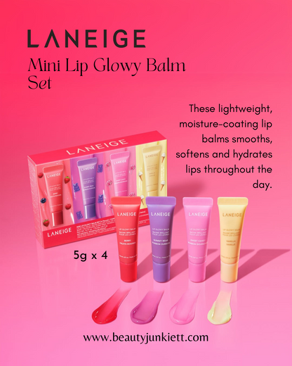 Laneige Mini Lip Glowy Balm Set