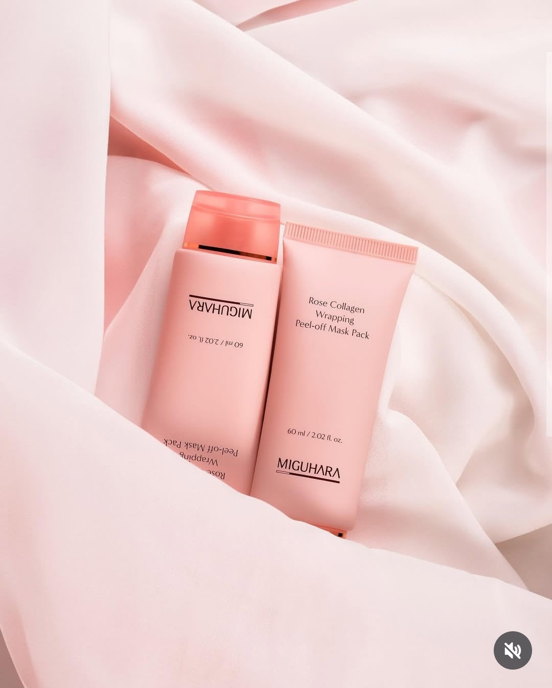 MIGUHARA Rose Collagen Wrapping Peel-Off Mask Pack 60ml