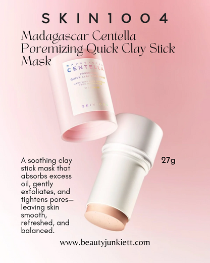 Skin1004 Madagascar Centella Poremizing Quick Clay Stick Mask 27g