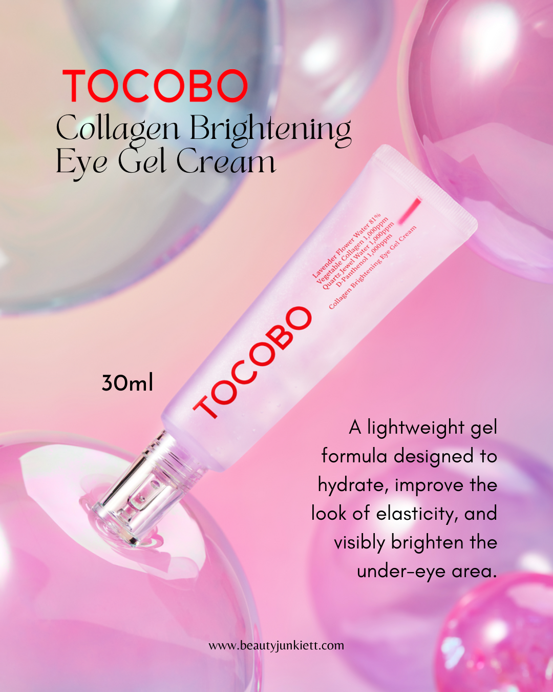 Tocobo Collagen Brightening Eye Gel Cream 30ml