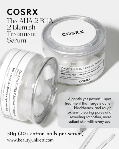 Cosrx The AHA 2 BHA 2 Blemish Treatment Serum