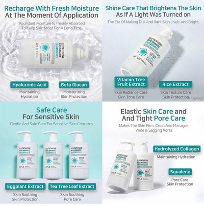 APLB Glutathione Niacinamide Body Lotion 300ml