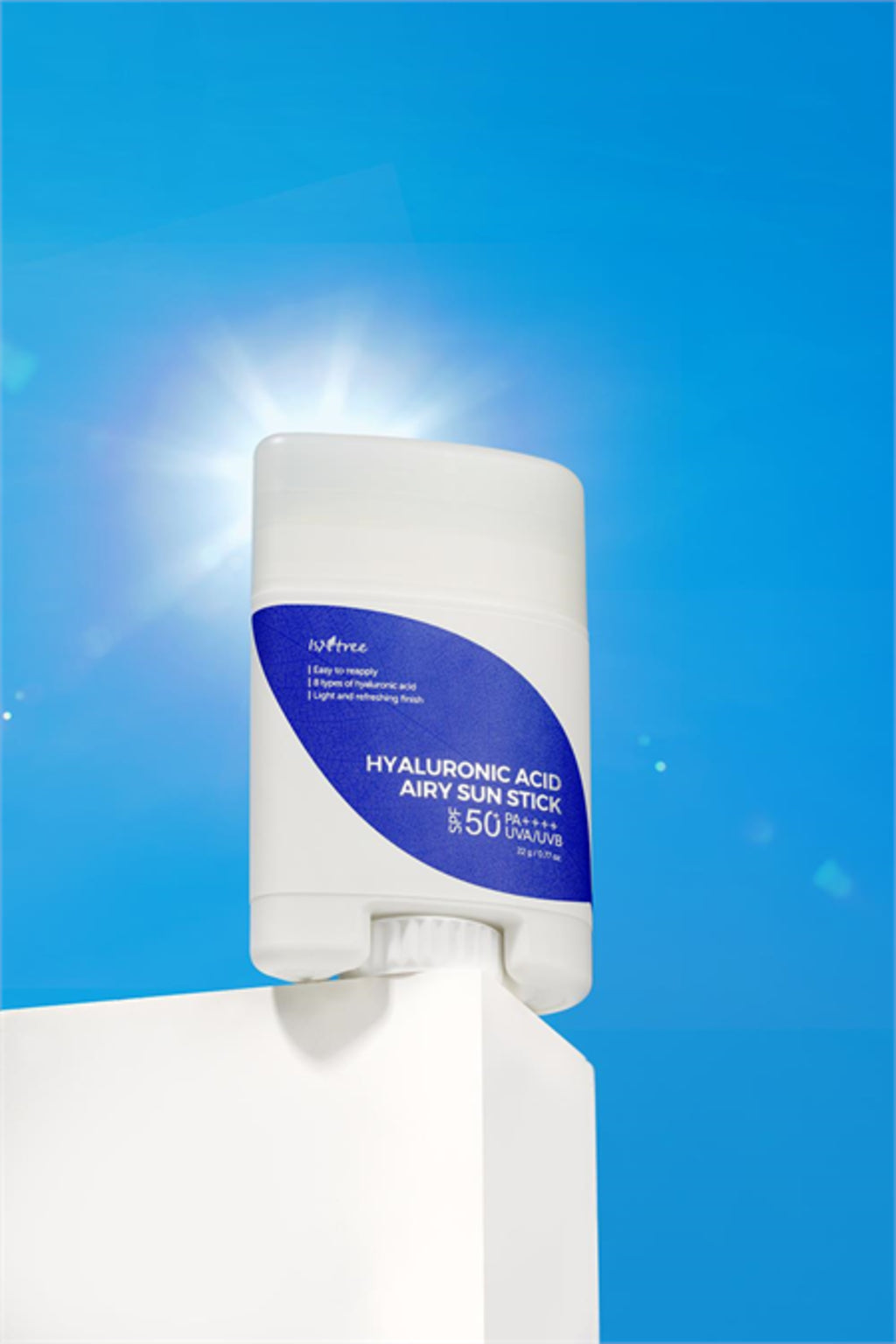 IsNtree Hyaluronic Acid Airy Sun Stick SPF 50+ PA++++ 0.77 Oz