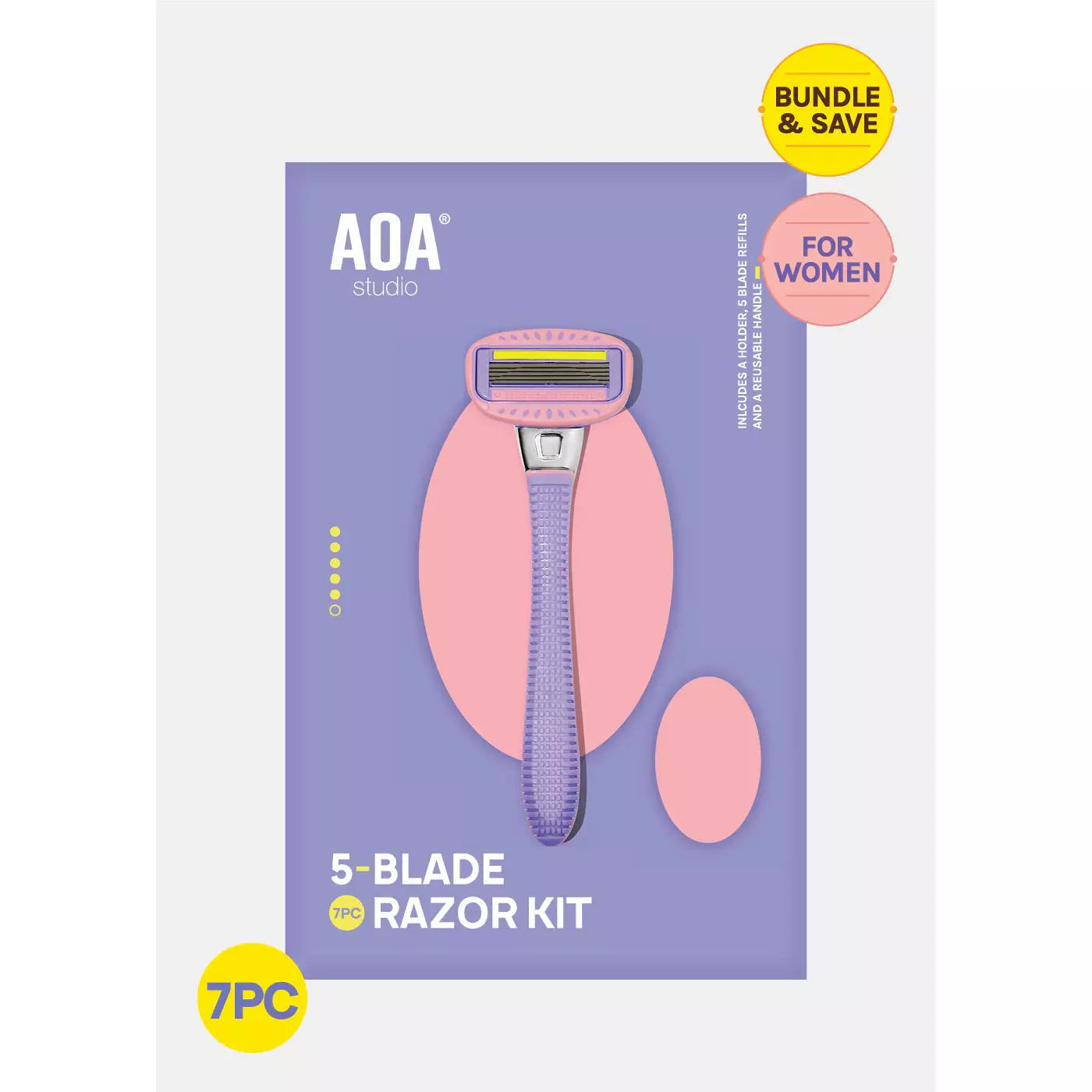 Aoa 5 Blade Razor Starter Kit