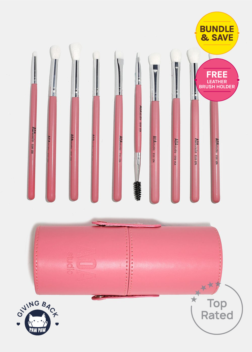 All About Eyes Brush Set - Pink